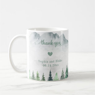 Rustiska bergsområden och Tack Kaffemugg