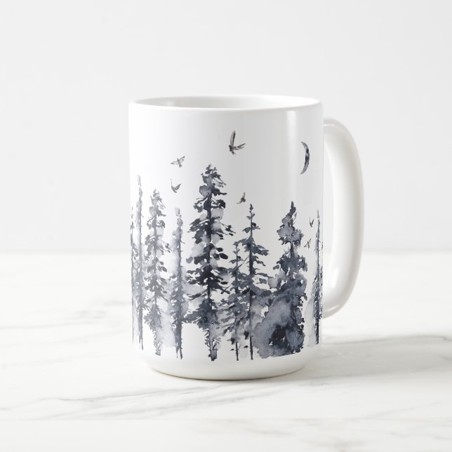 Rustiska bergsskogskassan Träd Mugg (Framsida höger)