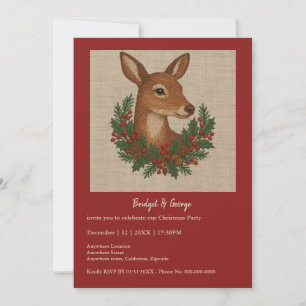 Rustiska broderier Hjort & Helgdag christmas