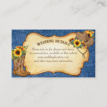 Rustiska cowboystövlar och hatt solblommor denim