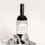 Rustiska druvor | Home Winemaker Vinflaska Etikett<br><div class="desc">Anpassa din gåva vin eller märka din hemmade vino med den här chicens etiketter,  som innehåller en arbour med druvor och löv av druvor överst i en vintage som är fästad vid stil. Anpassa med ditt namn eller vin-etiketten namn,  år etablerat,  och vin,  sort och vintage.</div>
