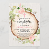 Rustiska flickans baptism skogsmark  rosa grey