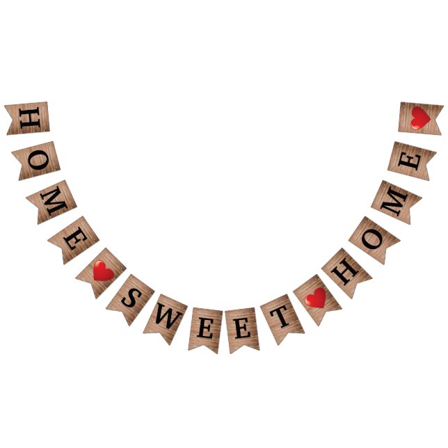 Rustiska hemsöta Hjärtvårdsvågor Vimplar (Alla)