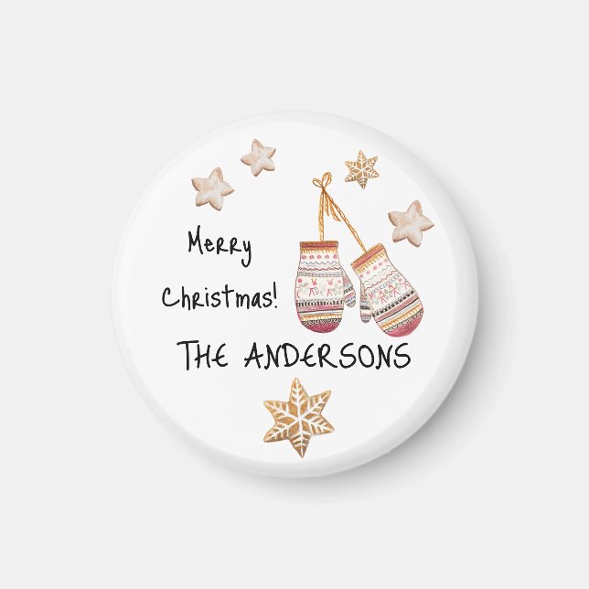 Rustiska illustrationer av Land i färgen Cute Wate Magnet (Framsidan)