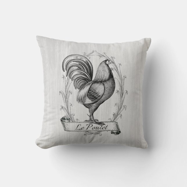 Rustiska jordbrukshuset Land Fransk Hand plockade  Kudde (Framsida)