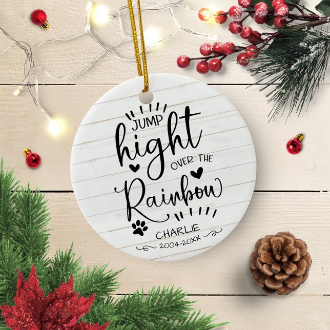 Rustiska jordbrukskat eller foto av Hund Pet Julgransprydnad Keramik (Skapare uppladdad)