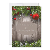 Rustiska julbröllopsinbjudningar