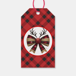 Rustiska Juletiketter Presentetikett