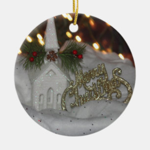 Rustiska kyrkans julfest Personlig Ornament