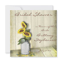 RUSTISKA LAND MASON BURK MED SUNFLÖDEN