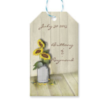 RUSTISKA LAND MASON BURK MED SUNFLÖDEN