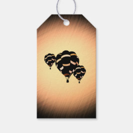 Rustiska Luftballonger Presentetikett