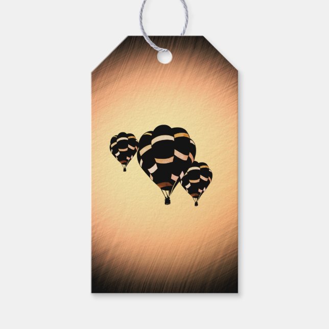 Rustiska Luftballonger Presentetikett (Framsidan)