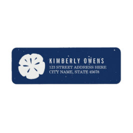 Rustiska Returetiketter i dollar/marin flotta Returadress Etikett