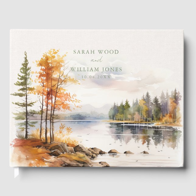 Rustiska släktingar med sjö Bröllop gäst Bok (Framsida)