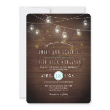 Rustiska strängar av Mason Burk Fireflies Bröllop