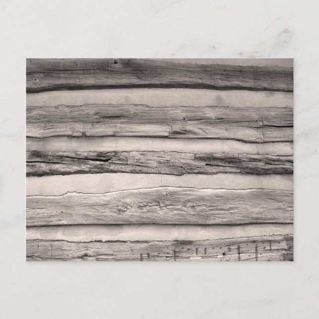 Rustiska träplåtar vykort (Framsida)