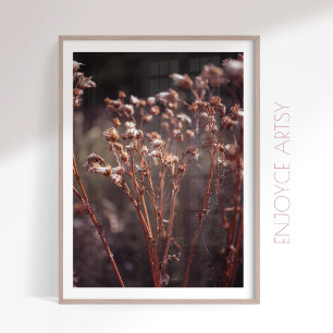 Rustiska varma fall, vilda blomsterväxthus konst poster