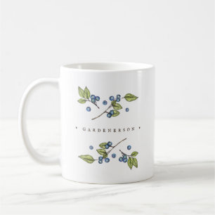 Rustiska vattenfärgsblåbär, Anpassningsbar Kaffemugg