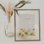Rustiska vattenfärgskort Blommigt Bröllop Bord Bordsnummer<br><div class="desc">Det här är en elegant solrosblankett med bord-kort med vackra solrosblommor och färgnyanser av sage kräm. Alla formuleringar och typsnitt är redigerbara i den här russolrosdesignen. Det enda färg som inte är redigerbart är färgen för blommigtens vattenfärgsdesign // För matchande formgivning söker du AURELIA i Sincerely By Nicole Zazzle store....</div>