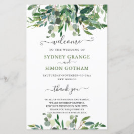 RUSTISKA VATTERKOLOR GREENERY EUCALYPTUS