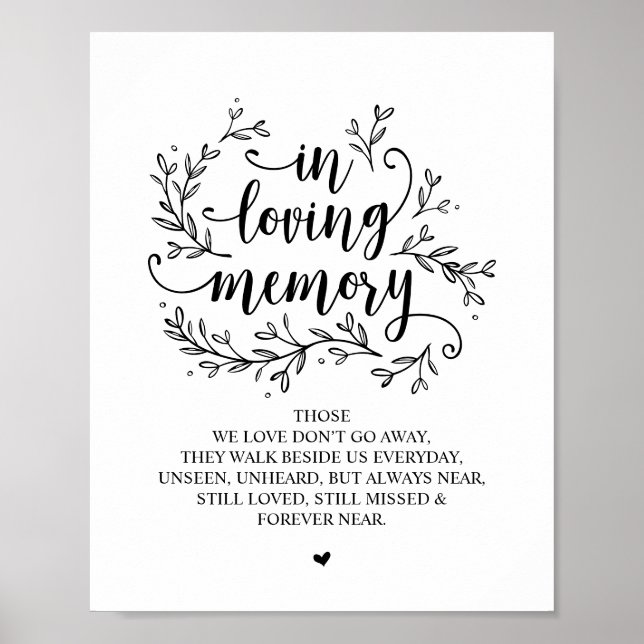 Rustiska ventiler i Loving Memory Poster (Framsidan)