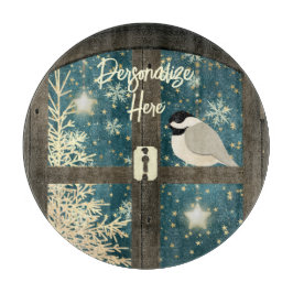 Rustiska vinterstjärnor för kabinfönster, snöfling