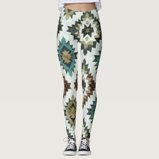 Rustiska Westerna baljväxter Leggings