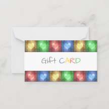 Rustiskt färgat kort på Alla hjärtans dag