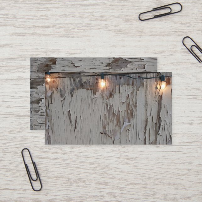 Rustiskt frättikologiskt visitkort (Fram/Back In Situ)