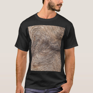 Rustiskt gammalt trä, texturerad bakgrund t shirt
