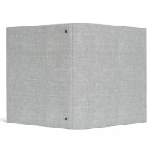 Rustiskt Grått Linen tryckt 3 Ring Binder