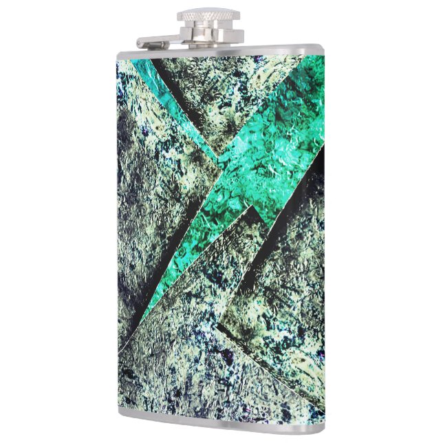 Rustiskt kolsmutsigt oorganiserat lagrar på stenbr fickplunta (Vänster)