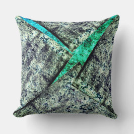 Rustiskt kolsmutsigt oorganiserat lagrar på stenbr kudde