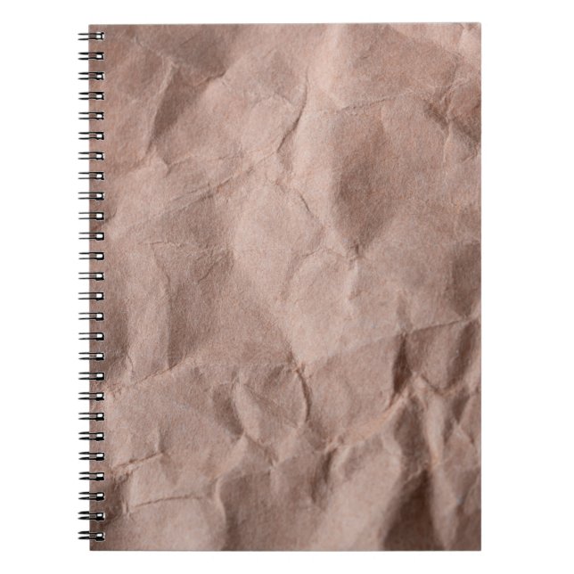 Rustiskt krumlad papper anteckningsbok (Framsidan)