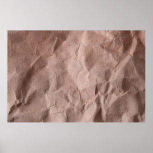 Rustiskt krumlad papper poster