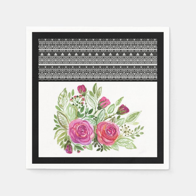 Rustiskt lappverk, lappverk pappersservett (Framsidan)