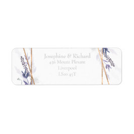 Rustiskt löv, sommarReturadress Returadress Etikett