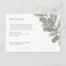 Rustiskt minimalistiskt Winter Wedding-information