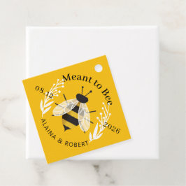 Rustiskt obearbetat kött till bin gåvor etiketter