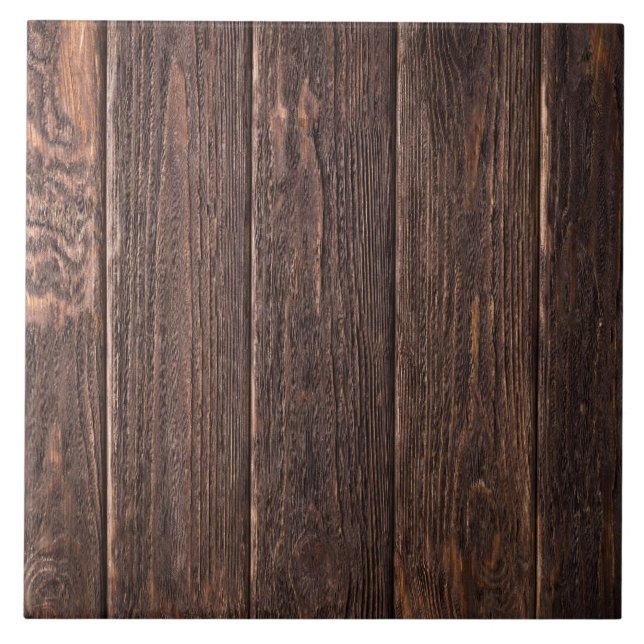 Rustiskt träsnitt| Keramiska plattor av Anpassning Kakelplatta (Framsidan)