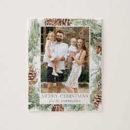 Rustiskt vattenfärgsfoto av Gräs Cone-andedräkt Pussel