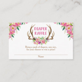 Rustit blommigt Flickduschkort för spädbarn Tilläggskort