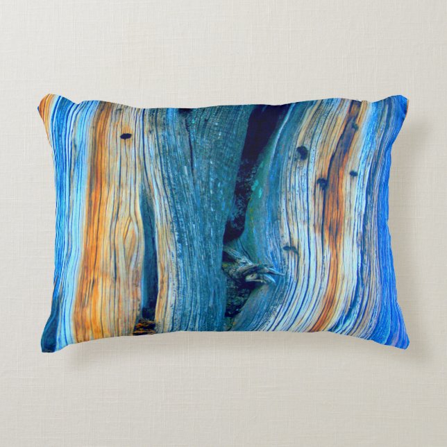 Rustit blue juniper wood Thunder_Cove Prydnadskudde (Framsidan)