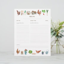 Rustit Farmers Market Chicken Recipe binder infoga