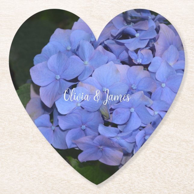 Rustit Lila Hydrangea macrophylla Underlägg Papper (Framsida)