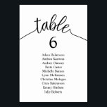 Rustitetskort för Bord--gästgästgäst i bröllop Bordsnummer<br><div class="desc">Bröllop Dinner Guest Bord Chart,  Rustic Card Anpassa texten och/eller ta bort kraftbakgrunden och fyll i med bröllopsfesten färg.</div>