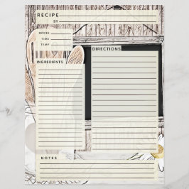 Rustlic Land Burlap Recipe Infoga