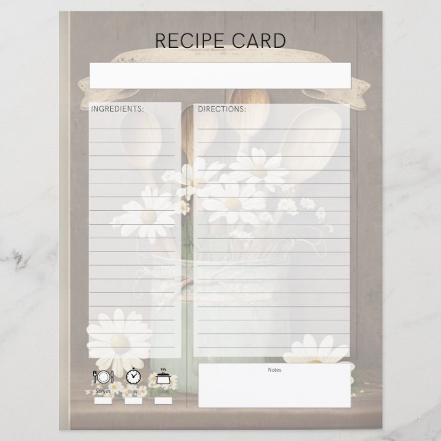 Rustlic Land Recipe Infoga (Framsida)