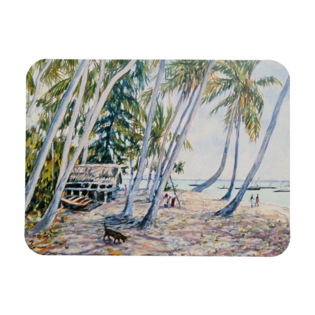 Rustling Handflatan Zanzibar 2002 Magnet (Horisontell)